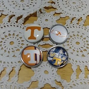 Snap Jewelry - Sports Snap Buttons  - Football
